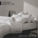 Lotus Attitude Brooklyn - QS Fitted Bedsheet Set-5pcs - LTA-BS-BROOKLYN-BR01W