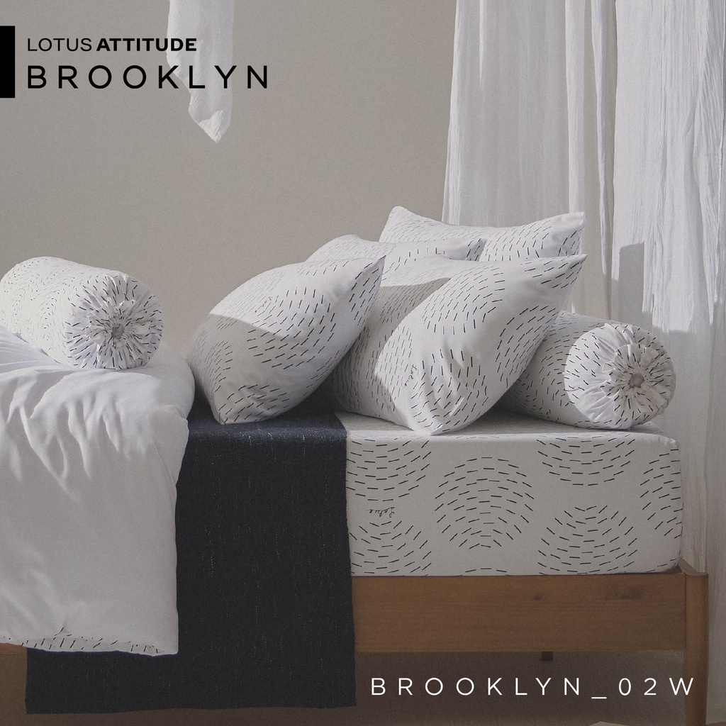 Lotus Attitude Brooklyn - Comforter 90"x100" - LTA-CT-BROOKLYN-BR02W