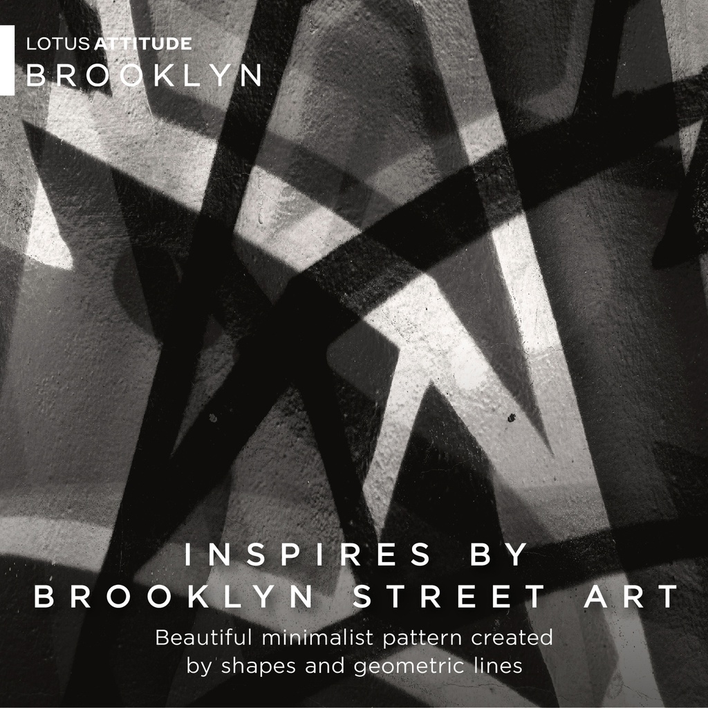Lotus Attitude Brooklyn - Comforter 90"x100" - LTA-CT-BROOKLYN-BR01W