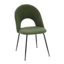 Lason Dining Chair-Steel Black/Green