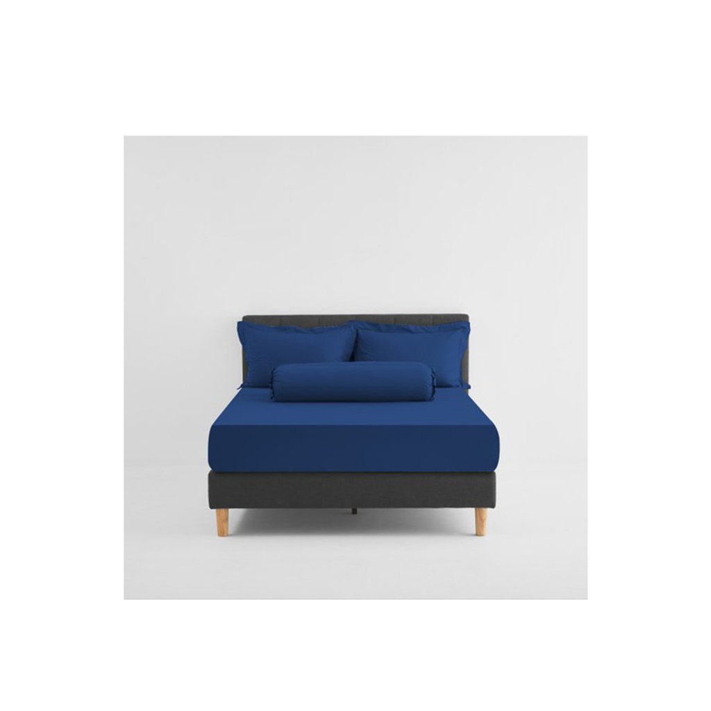 Lotus Attitude - QS Fitted Bedsheet Set-5pcs - Fairly Blue