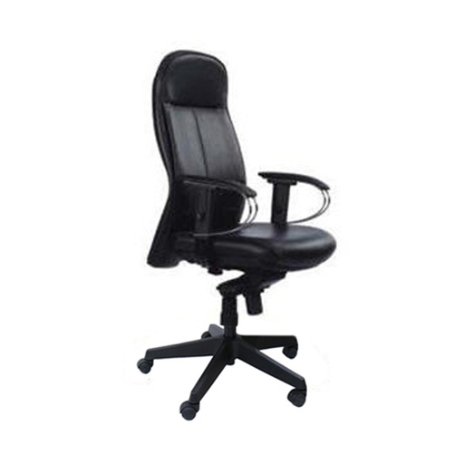 [P019YNA09M1_VY] Merryfair Synchron High Back Chair Plastic Base-P019NA09M1_VY