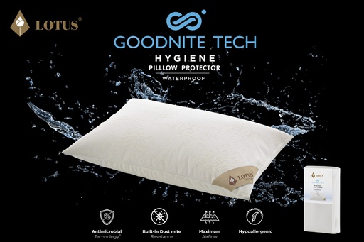 [VP-HYG-PP] Lotus Vacuum Pillow with Hygiene Pillow Protector